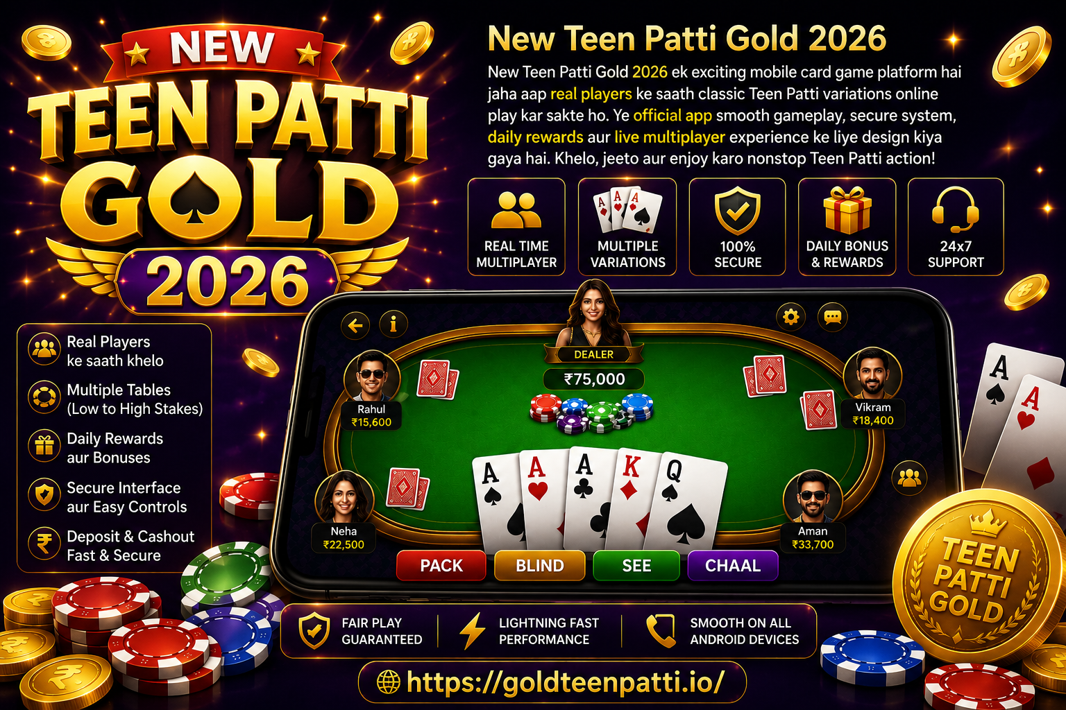 3 Patti Gold online