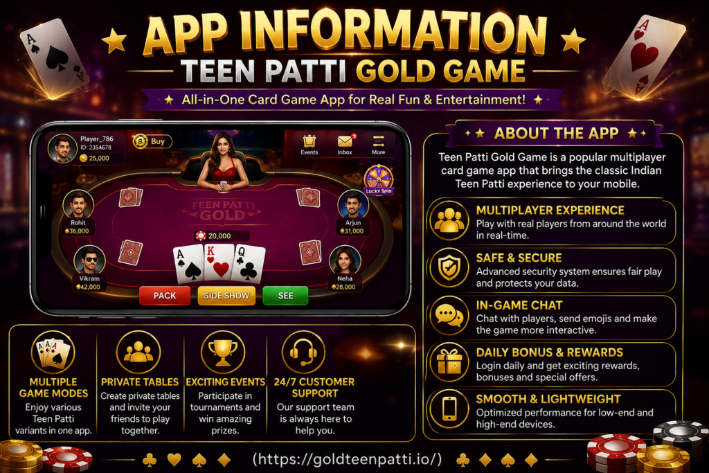 Teen Patti Gold Game